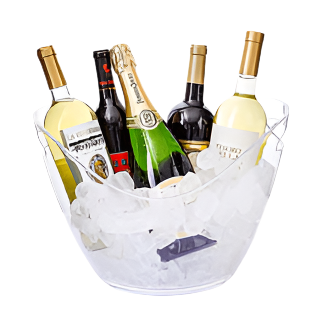 דלי שמפניה אקרילית 8 ליטר