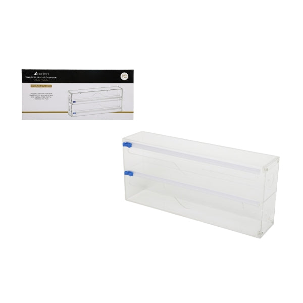 מתקן אקרילי לנייר כסף ולניילון נצמד