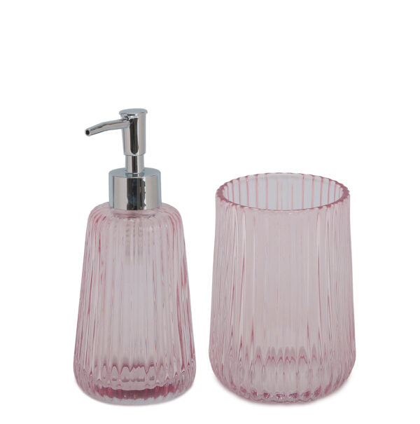 סט אמבטיה זכוכית