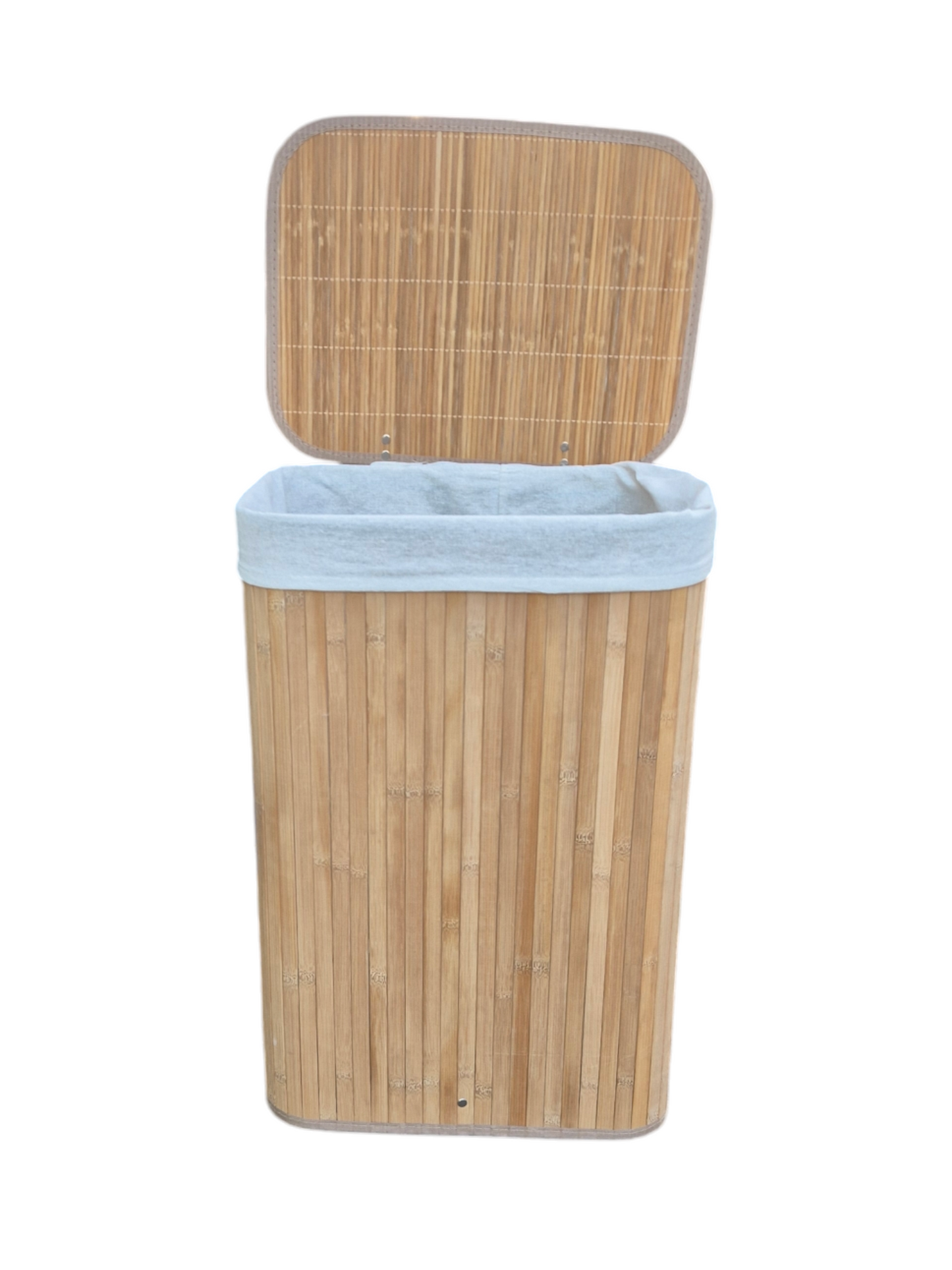 סל כביסה מלבני מבמבוק