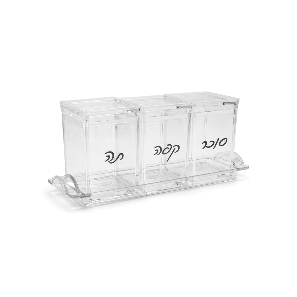 מתקן לקפה תה סוכר מאקריל