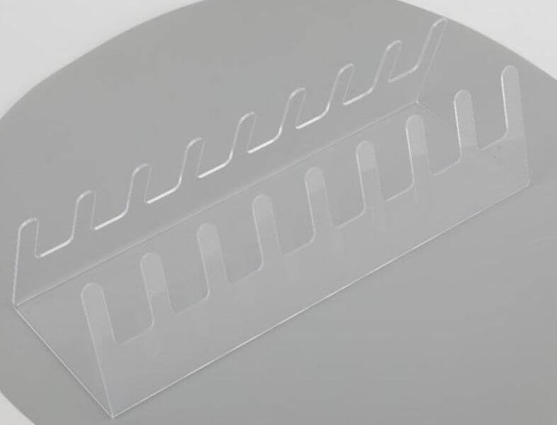 מתקן מאקריל לסידור מכסי סירים