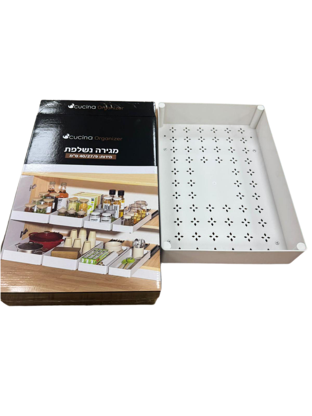 מגירה נשלפת 40/27/9 ס״מ